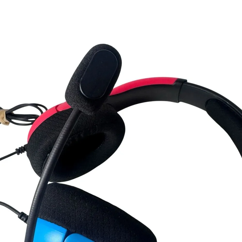 PDP Airlite Wired Headset For Nintendo Switch Red Blue Fast Shipping